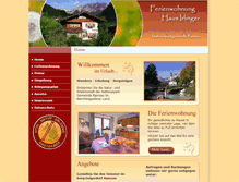 Tablet Screenshot of fewo-irlinger.de